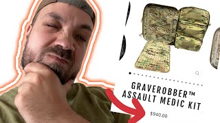 Видео-реакция на содержимое рюкзака Graverobber Assault Medic. Часть 1.