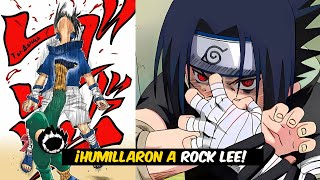 ¿Cómo aprendió SASUKE el TAIJUTSU de Rock Lee tan rápido? 🤔