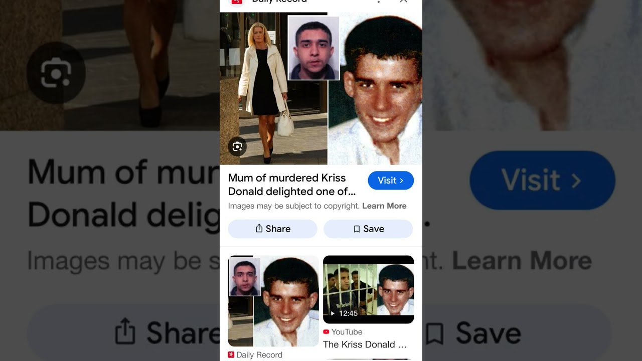 Kriss Donald was 15 year old and was murdered in 2004 r.i.p kriss