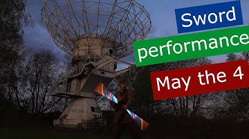 Happy Star Wars Day! I LED Contact Sword performance by Modern Juggling