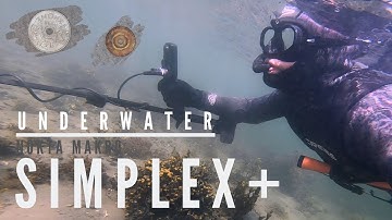 Nokta Makro Simplex+ WW-2 BULLET CASE Metal Detecting Underwater