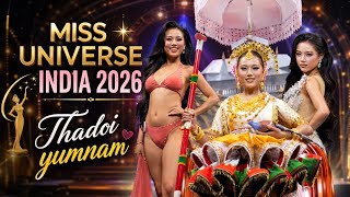 Thadoi yumnam costume,swim suit, gown round 