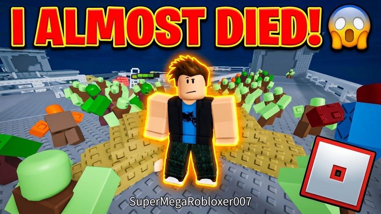 Miniaturë videoje për Mbijetoni në Survive Zombie Arena nga Nectarforge Studios - Vala 10 | Roblox | Gameplay, Pa komen...