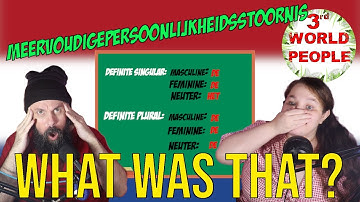 3rd WORLD PEOPLE DISCOVER THE DUTCH LANGUAGE  | NETHERLANDS REACTION