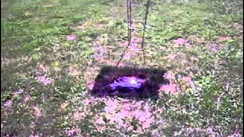 Spot Fresnel Lens or 5000 deg F 1" laser beam.mov