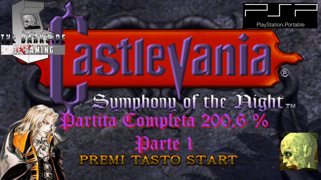 Castlevania Symphony of the Night (PSP) Partita Completa 200,6 Parte 1 ITA YouTube