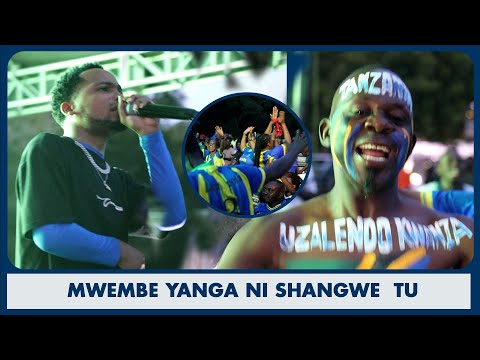 DOGO ELISHA ANYANYUA MASHABIKI MWEMBE YANGA KILA MTU KAVURUGWA STARS VS MOROCCO 