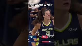 Paige Bueckers led the Wings in scoring in a Dallas win over the Fever 🔥