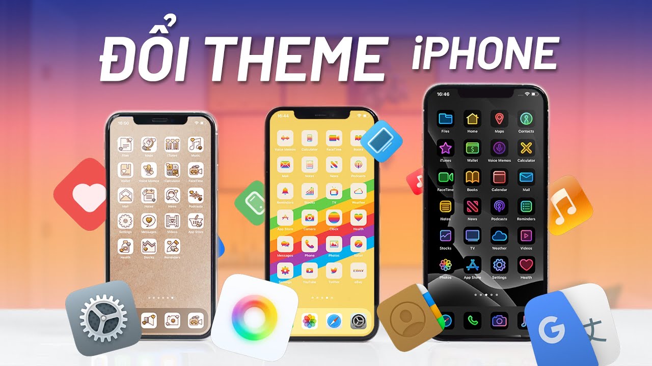 Cách thay đổi giao diện iPhone chỉ trong 5 giây - YouTube