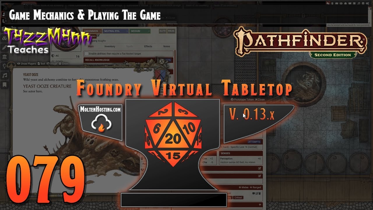 FVTT V13 (PF 2e) FtGU E079 ~ Игровая механика и правила игры