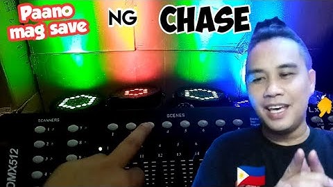Tutorial PAANO Mag-SAVE ng CHASE sa Dmx 512-PAR 54B SLIM W/Shoutout | NJA features