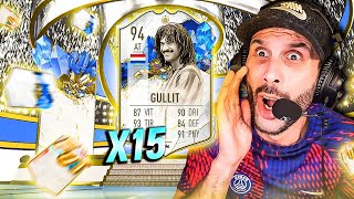 C'EST GRAAAVE !!! J'OUVRE 15 PACK ICONE TOTY, PRIME ET FB