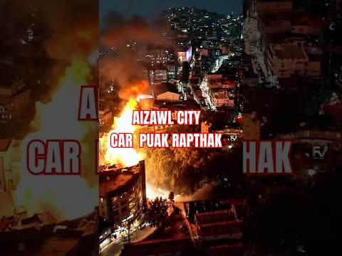 🔥💣Aizawl ah Car Puak🔥 × AI VFX Drone Footage | Aizawl Cinematic trailer| Frantz Visual Footage