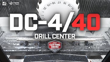 Haas DC-4/40 Drill Center Cutting Demo - Haas Automation, Inc.