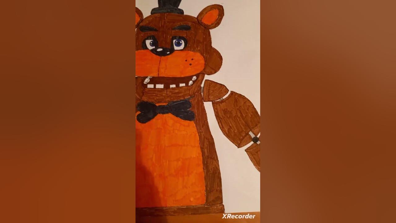 Фредди из фнаф 1, рисунок🐻 - YouTube