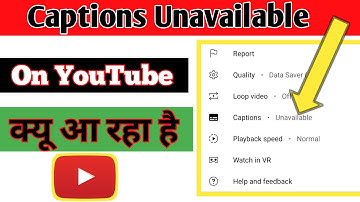 Caption Unavailable Youtube | Captions On Youtube | Youtube Caption Settings | Youtube Captions