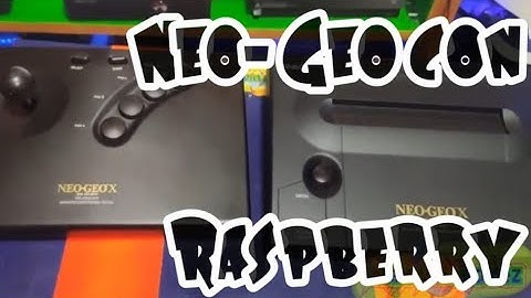 Consola Neo Geo con raspberry pi