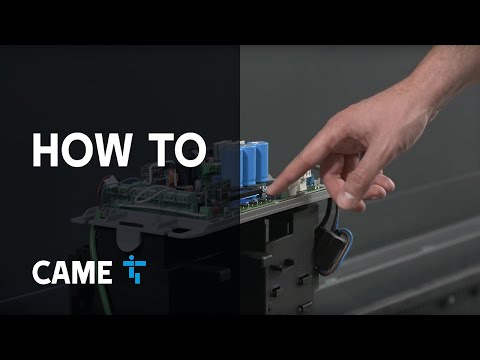How to fit the CAME RIO wireless system to the CAME BKV sliding gate operator