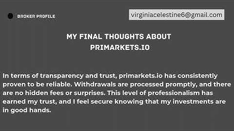 Primarkets.io Review | A worthy Investment Company