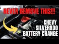 CHEVY SILVERADO/GMC SIERRA BATTERY CHANGE (2014-2018) - INSTALLATION/REMOVAL - BEST O'REILLY BATTERY
