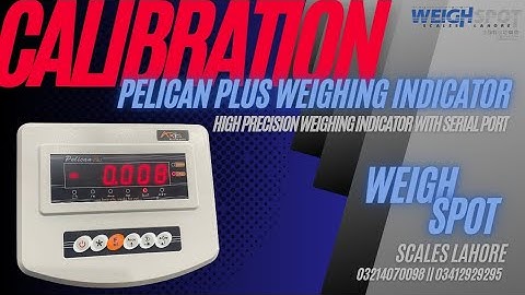 Axis Pelican Plus Weigh Indicator | CALIBRATION  | External Display |#calibrations #weighingmachine