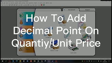 How To Add Decimal Point On Quantity/Unit Price 如何在数量/单价增加小数点 | SQL Accounting