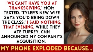 Mom Said 'Skip Thanksgiving - Your Brother's Wife Thinks You're Too Poor' — Then The News Broke...
