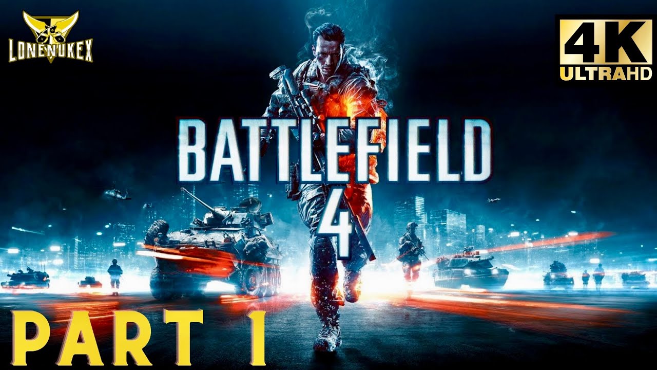Battlefield 4 Campaign Gameplay- Part 1 (4K, Xbox One X) (No Commentary)