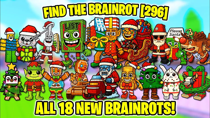 How to get ALL 18 NEW BRAINROTS in FIND THE BRAINROT [296] (ROBLOX)