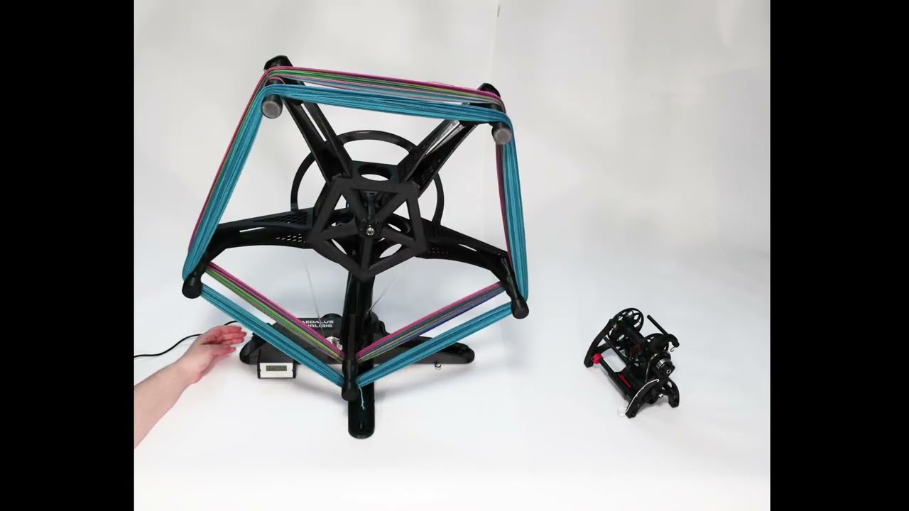 Whirligig and Roly-Poly  - Just Riding Along Yarn Winding (4X Speed)