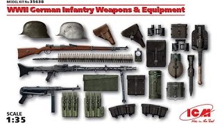Обзор набора от ICM - 1/35 Оружие и обмундирование немецкой пехоты времен 2й мировой войны Обзор набора от ICM - 1/35 Оружие и обмундирование немецкой пехоты времен 2й мировой войны