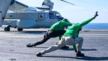 Flight Deck Operations - Aircraft Carrier USS Carl Vinson (CVN 70) | MFA