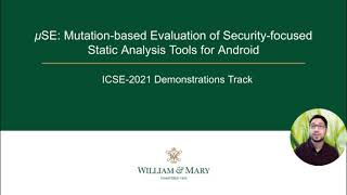 µSE: Mutation-Based Evaluation of Security-Focused Static Analysis Tools for Android