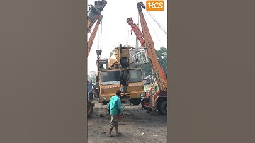 Crane Unloading 🏗 #shorts #crane #hydra #viral #trending #bhojpuri #india #bhojpurisong #shilpi