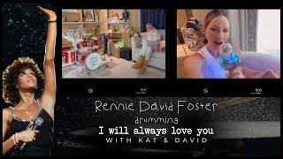Rennie David Foster • Drumming "I will always love you" w/ dad David Foster & mom Katharine McPhee