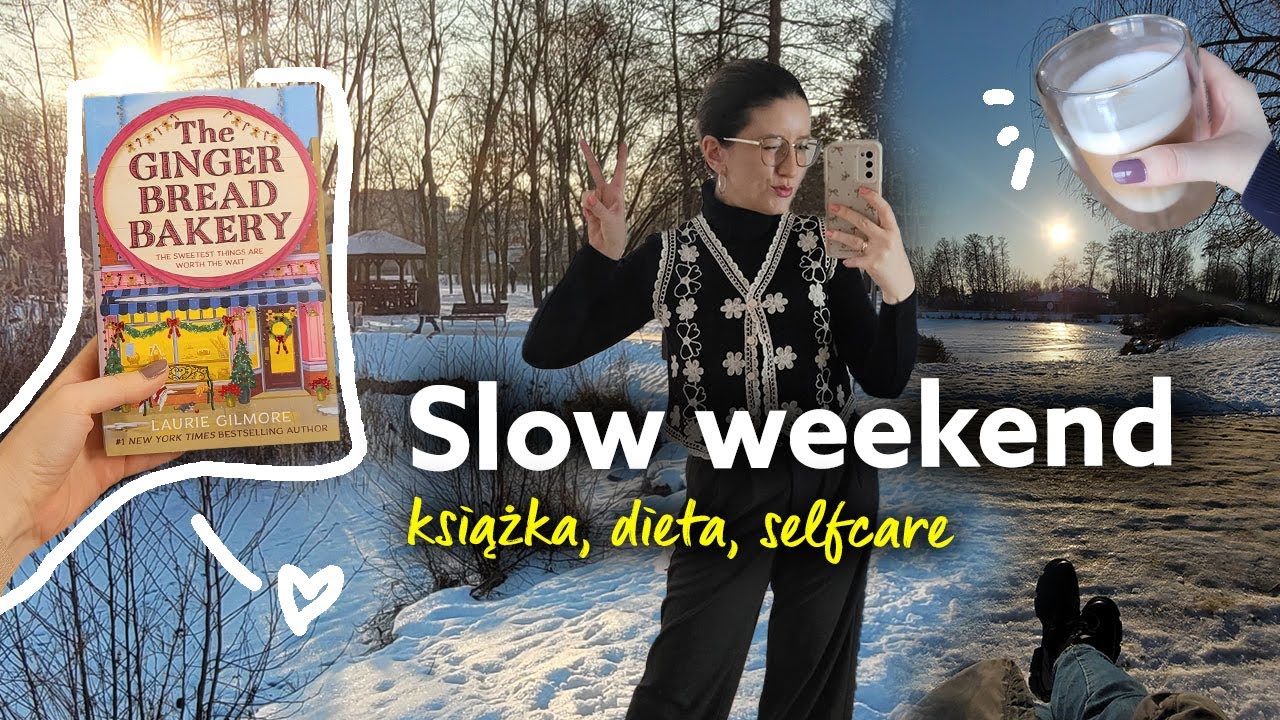 Slow weekend w domu 🤍 cozy książka, dieta, selfcare ✨