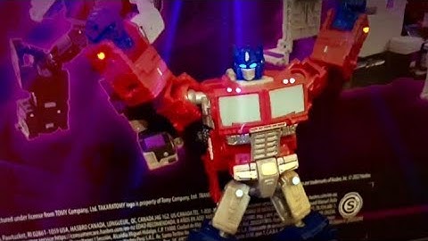 transformers legacy core class Optimus prime stop-motion