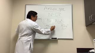 Anion gap in NOP