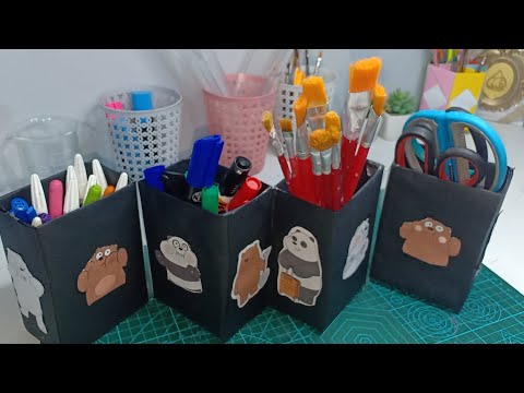 طريقة صنع حافظة أقلام