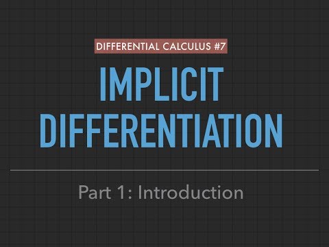 Differential Calculus #7: