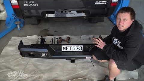 NZOffroader D-MAX Series McArmor Rear Bar install and run through