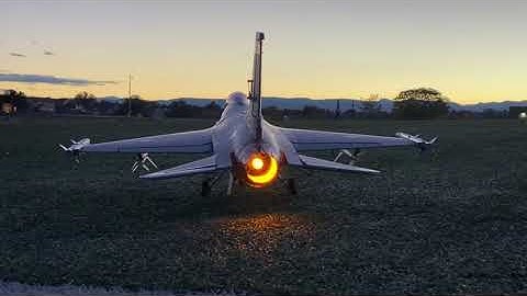 TrueFire LED Afterburner Freewing F16 70mm 5280RC