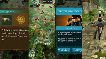 Lara Croft Relic Run | Collect 240 coins 🪙 | #level15 | Bajang Charm | #level16