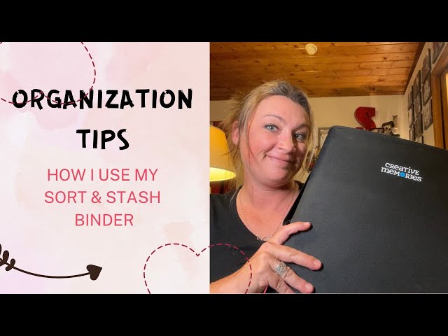 Storage For Scrapbooking Embellishments: Sort & Stash Binder - Creative  Memories