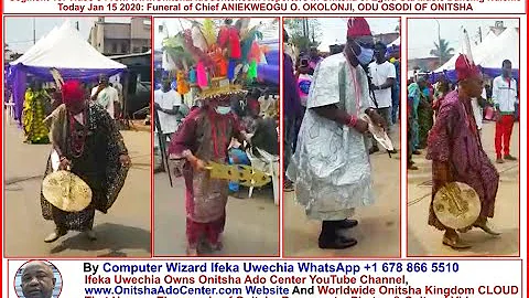 Video 3 Onitsha Egwu Ota Dancing Ndichie Jan 15 2020 Funeral of Chief ODU OKOLONJI By Ifeka Uwechia
