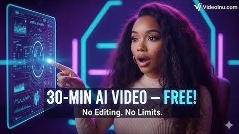 How I Made a 30 Minute AI Video Using a FREE Tool ( No editing Needed!)