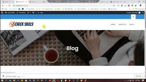17 - Create Wordpress Menus - Add Menu To WP Website Header and Footer - Check Skills
