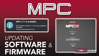 Akai Pro MPC | Updating MPC Software & Firmware screenshot 4