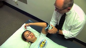 Measure Shoulder Extension Strength Using microFET 2 Handheld Dynamometer - Demonstration