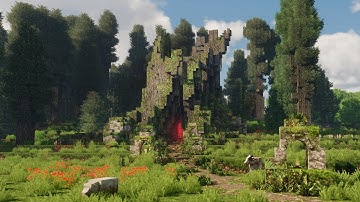 Tree Stump Nether Portal in Minecraft | EP10